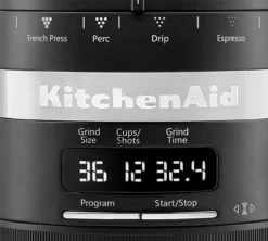 Moulin à Café KITCHENAID Artisan 5KCG8433EMS Gris étain -Vente De Café kitchenaid moulin reglages 6