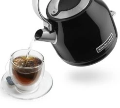 Bouilloire KitchenAid Noire - Onyx - 1.25L + Offre Cadeau -Vente De Café kitchenaidbouil noire