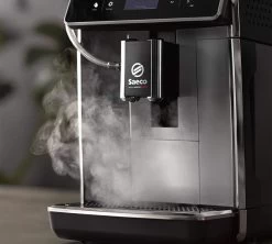 SAECO Gran Aroma SM6585/00 Métal Gris Garantie 3 Ans -Vente De Café lateral expresso broyeur saeco gran aroma sm6585