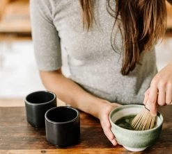 Tasse à Cappuccino - Monty Milk Art Blanc Mat 19 Cl - FELLOW -Vente De Café lifestyle7 1
