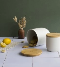 Lot De 3 Boîtes à Café/thé Rondes PEBBLY -Vente De Café lifestyle pebbly