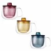 Lot De 3 Mugs Unimug + Infuseur à Thé Rouge/jaune/bleu- 35cl - KINTO