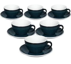 Tasses - LOVERAMICS - Cappuccino Et Sous-tasses Night Sky Egg 20 Cl