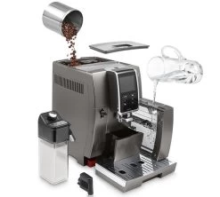 DELONGHI Dinamica Plus Titanium ECAM 370.95.T Garantie 2 Ans -Vente De Café machine expresso broyeur delonghi dinamica ecam 37095t fonctionnement