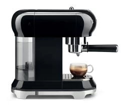 Set Petit-Déjeuner Machine Expresso ECF01BLEU Et Moulin à Café CGF01BLEU Noir - SMEG -Vente De Café machine smeg