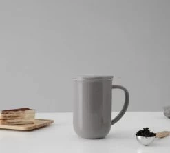 Mug Minima Wool Grey 50 Cl Avec Infuseur Inox - VIVA SCANDINAVIA -Vente De Café minima grey lifestyle