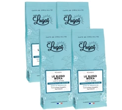 4x250g Café En Grain Le Blend Moka - CAFES LUGAT