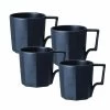 Lot De 4 Mugs 30 Cl Noir OCT - KINTO