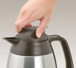 Carafe Hermétique THV Acier Inoxydable 1L - THERMOS -Vente De Café pichet thermos2 1