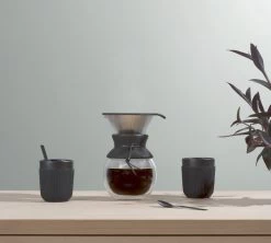 Set De 2 Mugs Douro Double Paroi - Porcelaine Noire - 10cl - BODUM 5 Set De 2 Mugs Douro Double Paroi - Porcelaine Noire - 10cl - BODUM -Vente De Café porcelaine noir1