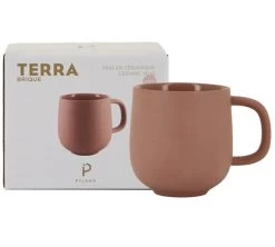 2 Mugs PYLANO Terra Brique - 33 Cl 5 2 Mugs PYLANO Terra Brique - 33 Cl -Vente De Café pylano mug brique 3 1