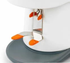 Moulin à Café QUAMAR Nemo-Q/E Blanc Mat Et Gris Bleu -Vente De Café quamar nemoqe blanc 4