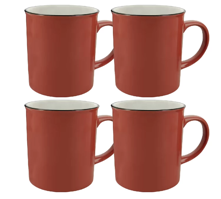 Mug AOC - Retro Rouge - 4x 250 Ml 1 Mug AOC - Retro Rouge - 4x 250 Ml