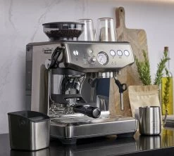 Machine Expresso SAGE Barista Express Impress SES876BSS4EEU1 Inox -Vente De Café sage barista impress inox 6