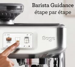 Machine Expresso SAGE Barista Touch Impress SES881BTR4FEU1 Inox Noir Truffe -Vente De Café sage baristatouchimpress inox noir 3 1