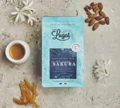 250g Café En Grains : Le Mélange Sakura - Cafés Lugat -Vente De Café sakura notes dgustation