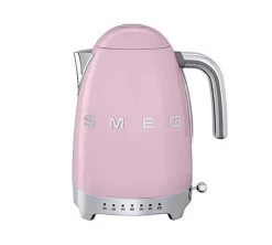 Bouilloire SMEG Rose - KLF04PKEU Température Réglable + Offre Cadeau