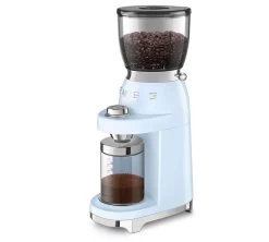 Moulin à Café SMEG Bleu Azur CGF01PBEU Années 50 -Vente De Café smeg broyeur bleu 3
