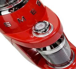 Moulin à Café SMEG Rouge CGF01RDEU Années 50 -Vente De Café smeg broyeur rouge 4