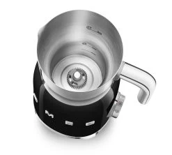 Chocolatière MFF11BLEU SMEG - Noir -Vente De Café smeg chocolatiere noir3