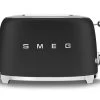 Grille-pain SMEG TSF01BLMEU 2 Tranches Noir Mat