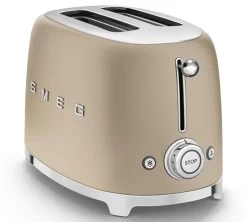 Grille-pain TSF01CHMEU 2 Tranches Or Mat - SMEG -Vente De Café smeg grilpainormat4