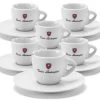 Lot De 6 Tasses Et Sous Tasse Espresso Blanche - Tonino Lamborghini -