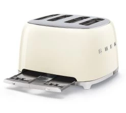 Grille-pain TSF03CREU 4 Tranches Crème - SMEG -Vente De Café toast4 cre