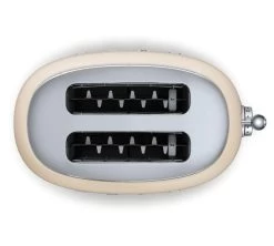 Grille-pain TSF01CREU 2 Tranches Crème - SMEG -Vente De Café toast 2fentes creme