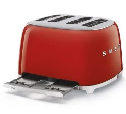 Toaster Smeg TSF03RDEU 4 Tranches Rouge -Vente De Café toaster4 rouge