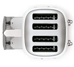 Toaster TSF03WHEU 4 Tranches Blanc - SMEG 10 Toaster TSF03WHEU 4 Tranches Blanc - SMEG -Vente De Café toaster4tr blanc