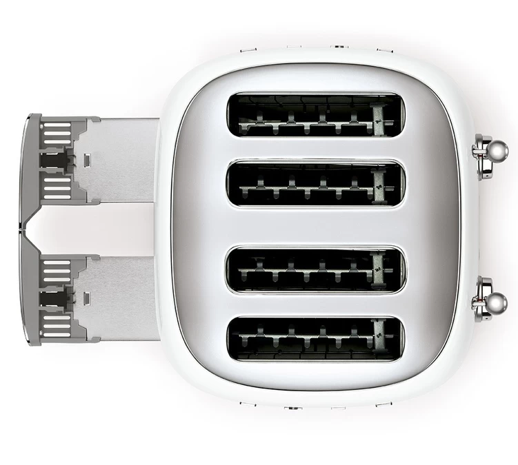 Toaster TSF03WHEU 4 Tranches Blanc - SMEG 5 Toaster TSF03WHEU 4 Tranches Blanc - SMEG – Image 5