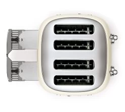 Grille-pain TSF03CREU 4 Tranches Crème - SMEG -Vente De Café toaster4tr crehaut