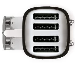 Grille-pain Smeg TSF03BLEU 4 Tranches - Noir -Vente De Café toaster4tr noir2