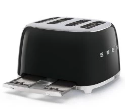 Grille-pain Smeg TSF03BLEU 4 Tranches - Noir -Vente De Café toaster4tr noir3