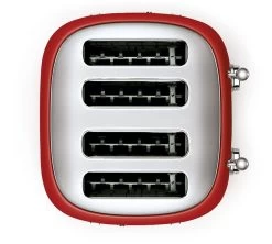 Toaster Smeg TSF03RDEU 4 Tranches Rouge -Vente De Café toaster4tr rge