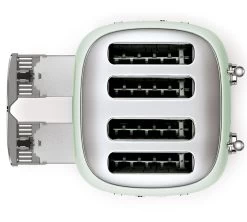 Grille-pain TSF03PGEU 4 Tranches Vert D'Eau - SMEG -Vente De Café toaster4tr vert