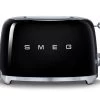 Grille-pain TSF01BLEU 2 Tranches Noir - SMEG