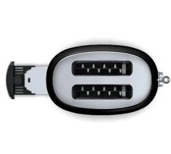 Grille-pain TSF01BLEU 2 Tranches Noir - SMEG -Vente De Café toaster noir fentes