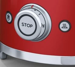 Grille-pain SMEG TSF01RDEU 2 Tranches Rouge -Vente De Café toaster rouge zoom