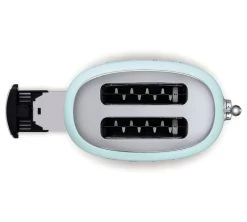 Grille-pain TSF01PGEU 2 Tranches Vert D'eau - SMEG -Vente De Café toaster verredeau fentes