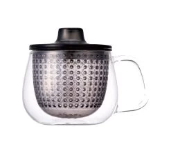 Mug Unimug + Infuseur à Thé Gris - 35cl - KINTO
