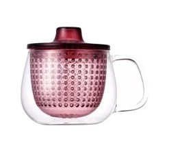 Mug Unimug + Infuseur à Thé Rouge - 35clc - KINTO