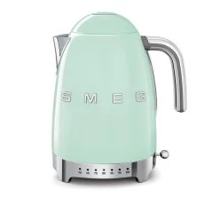 Bouilloire KLF04PGEU Température Réglable Noir 1,7 L + Offre Cadeau - SMEG