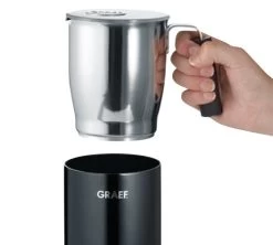Mousseur à Lait électrique Noir MS702EU - Graef -Vente De Café verseuse mousseur graef noir