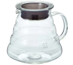 Carafe HARIO 2-5 Tasses En Verre Avec Support Pour V60